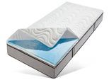 Topper BECO "Greenfirst Soft", weiss (weiß), B:100cm H:8cm L:220cm, Gelschaum, Topper, Topper, Topper in 90x200 cm und diversen Grössen, Matratzentopper mit Gelschaum