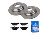 ATE Bremsensatz, Scheibenbremse 142022282 Hinterachse voll 298mm 10mm für BMW