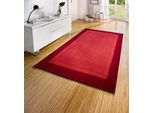 Teppich HANSE HOME "Band" Gr. 6, rot, B:200cm H:9mm L:290cm, Kunstfaser, Teppiche, Teppich, Kurzflor, weich, Läufer Größen, Wohnzimmer, Schlafzimmer, Esszimmer