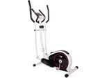 Crosstrainer CHRISTOPEIT SPORT "CT 3" Gr. 1, rot (weiß, schwarz, rot), Crosstrainer, ohne Unterlegmatte, 100 kg max. Benutzergewicht, 8 Widerstandsstufen, B:66cm H:152cm L:111cm