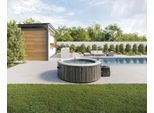 Whirlpool INTEX "Greywood Deluxe", grau (grau mit holzmaserung), B:145cm H:71cm L:145cm, Whirlpools, 145 cm Durchmesser, Topseller