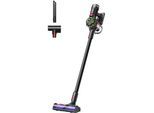 DYSON Akku-Hand-und Stielstaubsauger "V8 Cyclone", schwarz, grün, B:25cm H:21cm T:116cm, Akkusauger, 150 AirWatt, 30 % mehr Leistung. 60 Minuten Laufzeit.