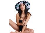 Sonnenhut ROXY "Pina To My Colada Printed", Damen, Gr. M, bunt (anthrazit spring charming), Obermaterial: 100% Stroh., Hüte