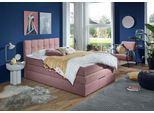 Boxspringbett HOME AFFAIRE "Fornoli", rosa, B:140cm L:210cm, Komplettbetten, Boxspringbett, inkl. Topper und Bettkasten, H3 in zwei Matratzenarten