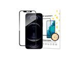 Wozinsky uper Durable Full Glue Tempered Glass Full Screen Protector Frame Case Friendly iPhone 16e / 14 / 13 Pro / iPhone 13 Black