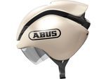 Rennradhelm ABUS "GAMECHANGER Tri" Gr. S, gold (goldfarben), Helme, S Kopfumfang: 51cm - 55cm, glänzend, unifarben
