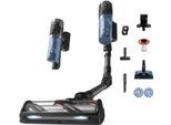 ROWENTA Nass-Trocken-Akkusauger "X-Force Flex 12.60 Neo, 150 Air Watt, motorisierte Düse, LED-Saugkopf", grau (grau, blau), B:25,2cm H:113cm T:26,6cm, Akkusauger, besonders leichtes Design, automatische Saugleistungsanpassung, RH9LC1