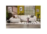 Mid.you Ecksofa, Creme, Textil, Ottomane links, L-Form, 343x170 cm, Made in EU, Wohnzimmer, Sofas & Couches, Wohnlandschaften, Ecksofas