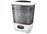 Baby Brezza Dampfsterilisator , 30x36.5x22 cm , für breit- und schmalhalsige Flaschen geeignet , Füttern, Babykostwärmer & Sterilisatoren
