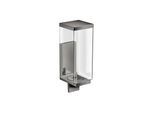 hansgrohe Lotionssp Axor Uni Rectangular Glas, Wandmontage, polished black chrome (42610330)