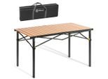 Modante Campingtisch, Anthrazit, Birnbaum, Metall, rechteckig, 70x70x118 cm, Freizeit, Campingzubehör, Campingtische