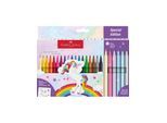 Faber-Castell Filzstift Einhorn 18+6 +Sticker