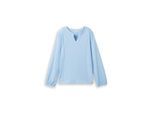 TOM TAILOR Damen Bluse mit Streifenmuster, blau, Gestreift, Gr. S