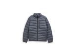 TOM TAILOR DENIM Herren Lightweight Steppjacke mit Stehkragen, grau, Uni, Gr. M