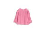 TOM TAILOR DENIM Damen Crinkle Bluse mit Knopfleiste, rosa, Uni, Gr. M
