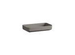 Laufen STREAM Waschtisch-Schale H512SR67071121 599x349x118 mm, ohne Armaturenbank, ohne Hahnloch, ohne Überlauf, Farbe: Gravel matt