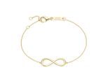 Armband "Infinity, Silber 925", gold, GIORGIO MARTELLO MILANO, Armbänder, Damen, 19cm, Silber 925 (Sterlingsilber), Armband