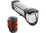 Fahrradbeleuchtung BUSCH + MÜLLER "b&m Beleuchtungsset Ixon Core/Ixxi", schwarz, Fahrradlampen