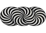 Läufer "Infinity Swirl", bunt, B:60cm H:7mm L:140cm, Polyamid, WASH+DRY BY KLEEN-TEX, Teppiche, Läufer