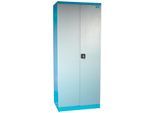 Werkzeugschrank GÜDE "TYP BG", blau (blau, grau), B:78cm H:193cm T:58cm, Stahl, Schränke, B/T/H: 78x58x193 cm, abschließbar