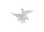 Kettenanhänger JOBO "Anhänger Adler", silber (silber 925), Schmuckanhänger, Damen, Silber 925 (Sterlingsilber), Kettenanhänger, 925 Silber