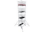 Fahrgerüst KRAUSE "ProTec XXL Breitaufbau", grau (aluminiumfarben), B:175cm H:850cm L:220cm, Aluminium, Gerüste, Arbeitshöhe: 9,3 Meter