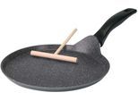 Crêpepfanne STONELINE, grau, H:1,7cm Ø:25cm, Pfannen, Ø 25 cm, Induktion, mit Teigverteiler