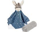 Schmusetuch STERNTALER "Träumli-Set Emmi", Baby, blau, Flausch, Jersey, Schnuffeltücher