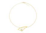 Collier VIVANCE "pure elegance", silber (edelstahlfarben), Halsketten, Damen, Chirurgiestahl, Collier