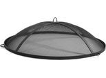 Funkenschutzgitter COOKKING "CookKing Stahl Funkenfang 59 Ø 59 cm", schwarz, B:59cm, Stahl, Schutzgitter, Stahl Funkenfang, Ø 59 cm