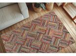 Teppich OBSESSION "My Cancun 330", bunt (mehrfarbig), B:120cm H:8mm L:170cm, Baumwolle, Teppiche, Teppich, modernes Design, handgefertigt