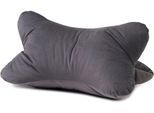 Nackenkissen GÖZZE "Lesekissen California", anthrazit, B:40cm H:19cm L:25cm, Polyester, Funktionskissen