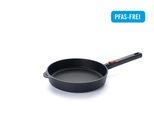 Bratpfanne WOLL MADE IN GERMANY "Eco Logic QXR", schwarz, H:5cm Ø:24cm, Pfannen, Bratpfanne, PFAS-frei, Induktion