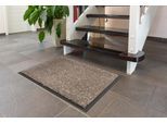 Fußmatte ASTRA "Perle", grau (taupe), B:80cm H:9mm L:120cm, Kunstfaser, Teppiche, Fußmatte, Türmatte, Schmutzfangmatte, waschbar, In und Outdoor