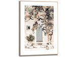 Poster REINDERS "Griechenland", beige (farbe bild(er): beige), B:50cm H:70cm T:1,6cm, MDF, Bilder, Poster