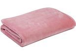 Kinderdecke GÖZZE "Premium Cashmerefeeling", rosa (altrosa), B:75cm L:100cm, Polyester, Wohndecken, kuschelig warm