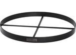 Bodenschutzplatte COOKKING "Feuerschalenbasis 80", schwarz, B:80cm H:6mm L:80cm, Stahl, Bodenschutzplatten, Ø 80 cm