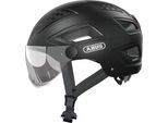 Fahrradhelm ABUS "HYBAN 2.0 ACE" Gr. XL, schwarz (velvet schwarz), Helme, XL Kopfumfang: 58cm - 63cm