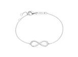 Armband "Infinity, Silber 925", silber, GIORGIO MARTELLO MILANO, Armbänder, Damen, 19cm, Silber 925 (Sterlingsilber), Armband