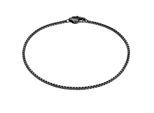 Armband TRUE REBELS "TR348" Gr. 21, schwarz, Armbänder, Herren, 21, Edelstahl, Armband