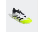Fußballschuh ADIDAS PERFORMANCE "PREDATOR CLUB KIDS FG/MG", Mädchen, Gr. 36, bunt (cloud weiß, core schwarz, lucid lemon), Synthetik, Schuhe Fußballschuh, geeignet für Rasen- und Kunstrasenplätze, für Kinder & Jugendliche