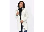 Softshelljacke CASUAL LOOKS, Damen, Gr. 24, beige (ecru), 94% Polyester, 6% Elasthan, unifarben, Jacken Softshelljacke