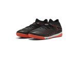 Fußballschuh PUMA "FUTURE 9 MATCH IT Fußballschuhe Erwachsene", Damen, Gr. 39, schwarz glowing rot strong gray, Obermaterial: Textil, Synthetik; Futter: Textil, Synthetik; Innensohle: Textil; Laufsohle: Gummi, Schuhe Fußballschuh