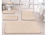Badematte GRUND Gr. 4, beige (champagner), rechteckig (50cm x 80cm ), 1 Stk., Badematten, Badematte