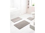 Badematte Gr. 4, beige, rechteckig (70cm x 120cm ), 1 Stk., Badematten, Badematte