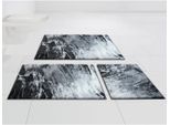 Badematte GRUND Gr. 3, grau, rechteckig (70cm x 120cm ), 1 Stk., Badematten, Badematte