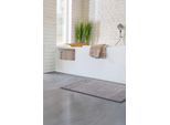 Badematte GRUND Gr. 2, grau, rechteckig (60cm x 90cm ), 1 Stk., Badematten, Badematte