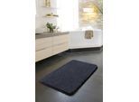 Badematte GRUND Gr. 6, grau (dunkelgrau), rechteckig (70cm x 120cm ), 1 Stk., Badematten, Badematte