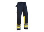 Blakläder Multinorm-Bundhose, marineblau / gelb, Konfektionsgröße 48 (147815148933C48)
