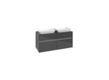V&B Waschtischunterschrank Collaro 120x54,8x50cm, f 2 WT, LED 8,8W, glo Gr ; Villeroy & Boch (C115B0FP)